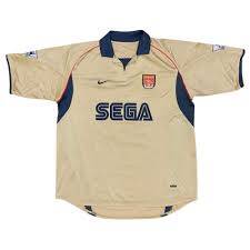 Arsenal Retro Away Kit 2001 - 2002