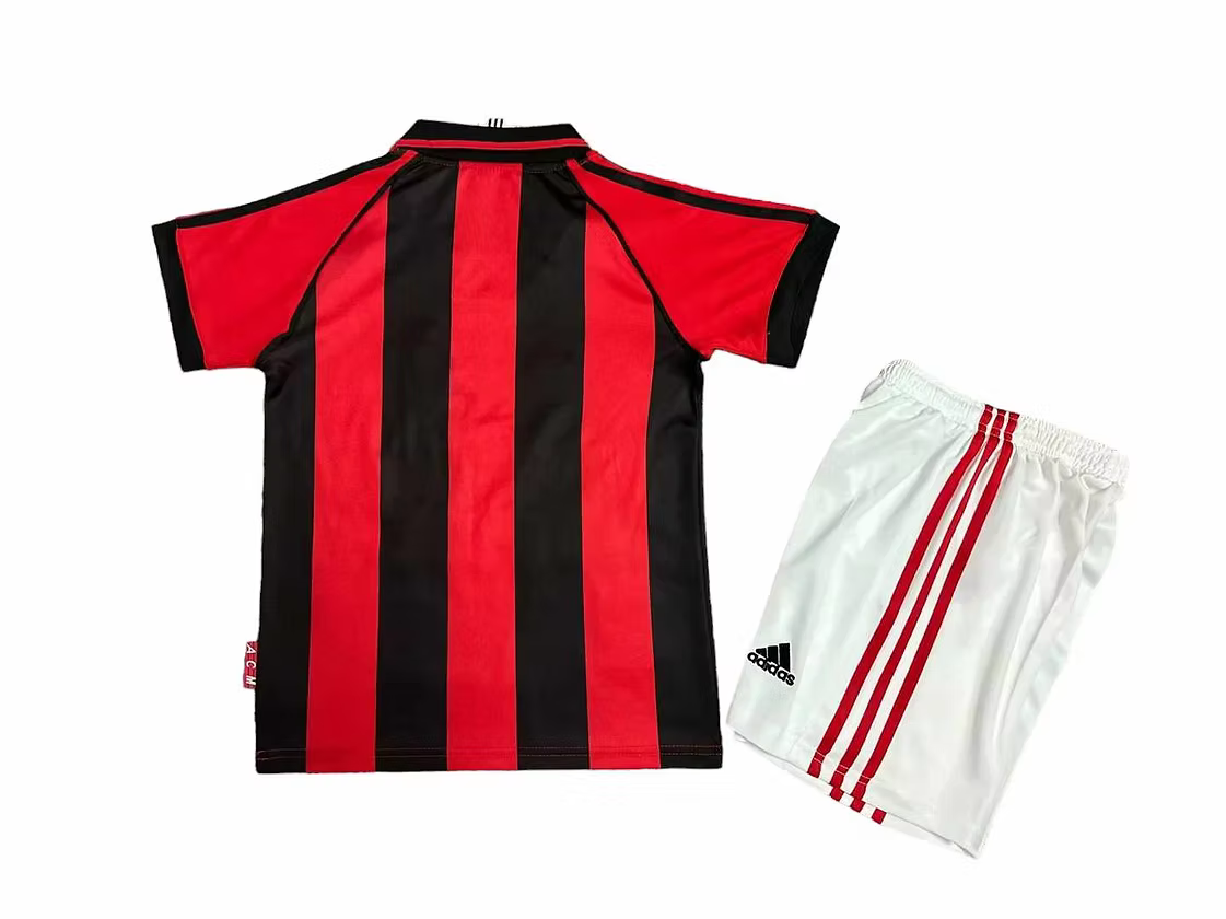 AC Milan Home Kids Kit 1998 - 1999