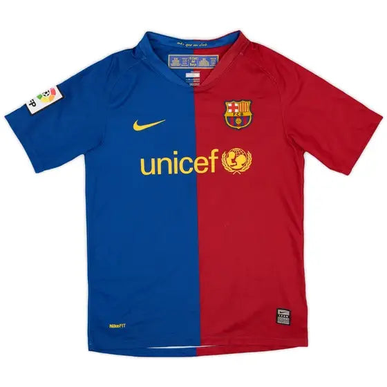 Barcelona RETRO Home Kit 2008 - 2009