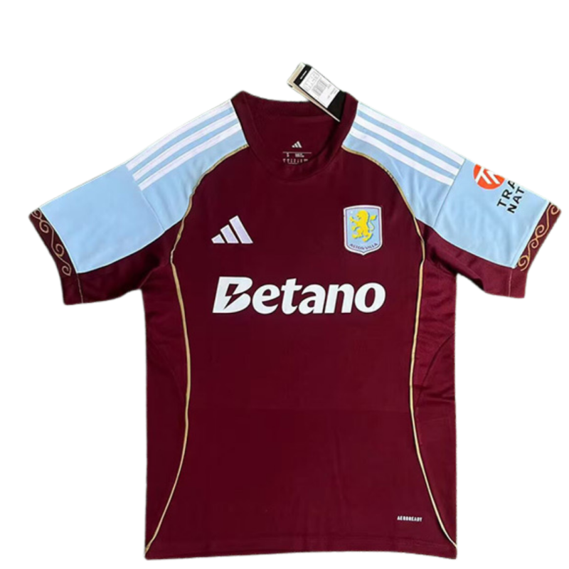 Aston Villa Home Kit 25 - 26