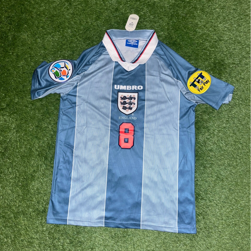 England Away Kit 1996 - GASCOIGNE 8