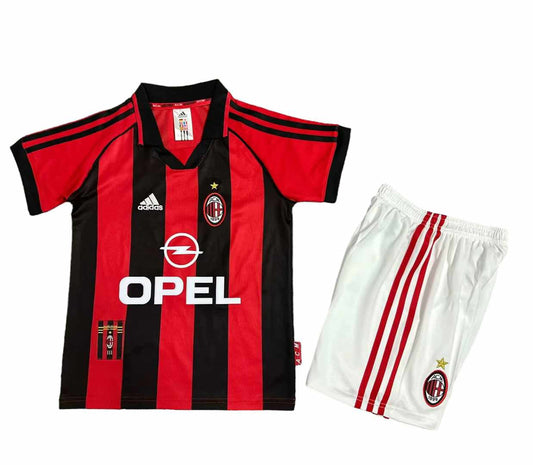 AC Milan Home Kids Kit 1998 - 1999