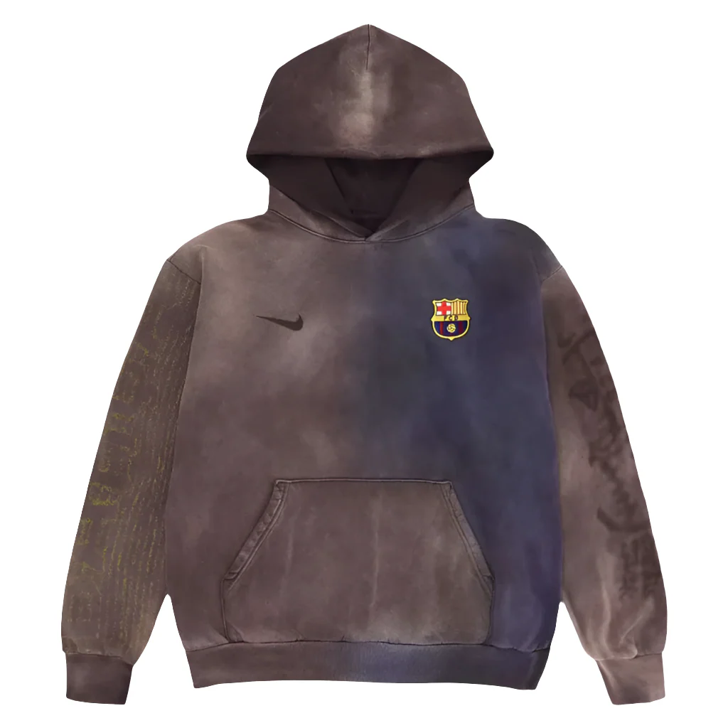 Barcelona x Travis Scott Split-dye Hoodie