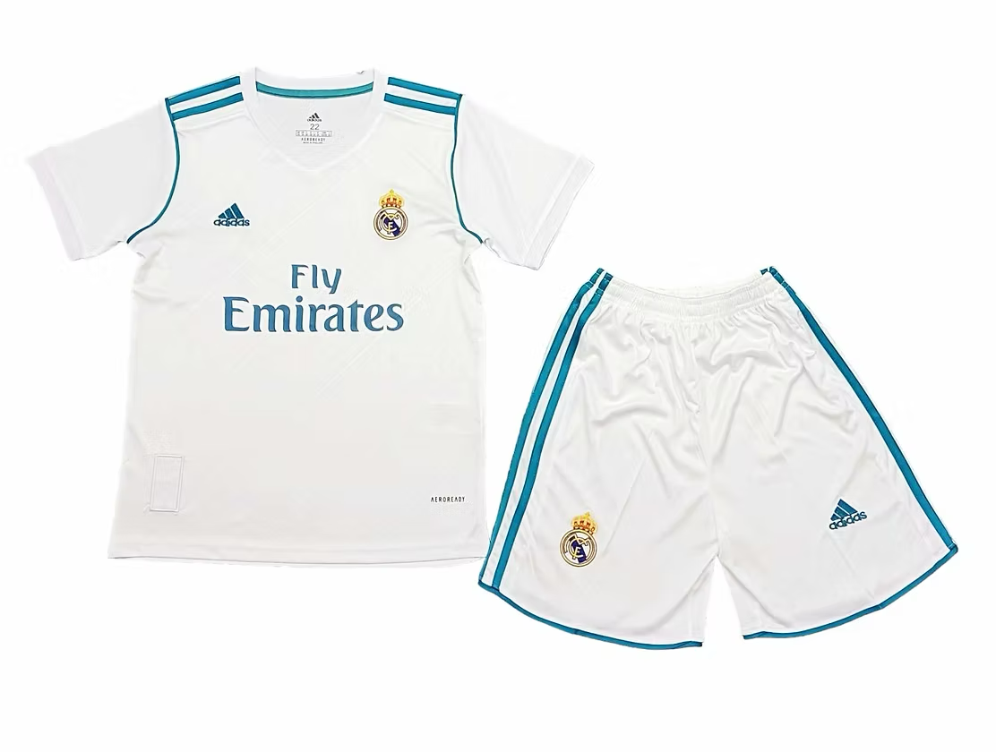 Real Madrid Home Kids Kit 2017 - 2018