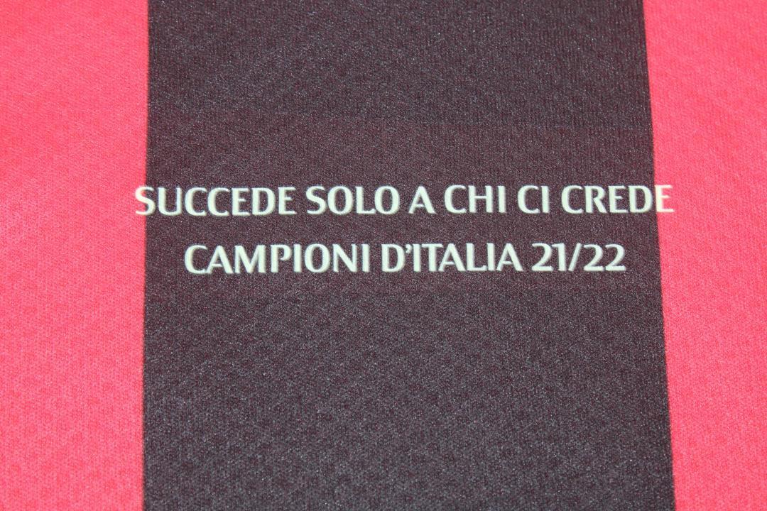 AC Milan Home Kit Champions 2021 - 2022