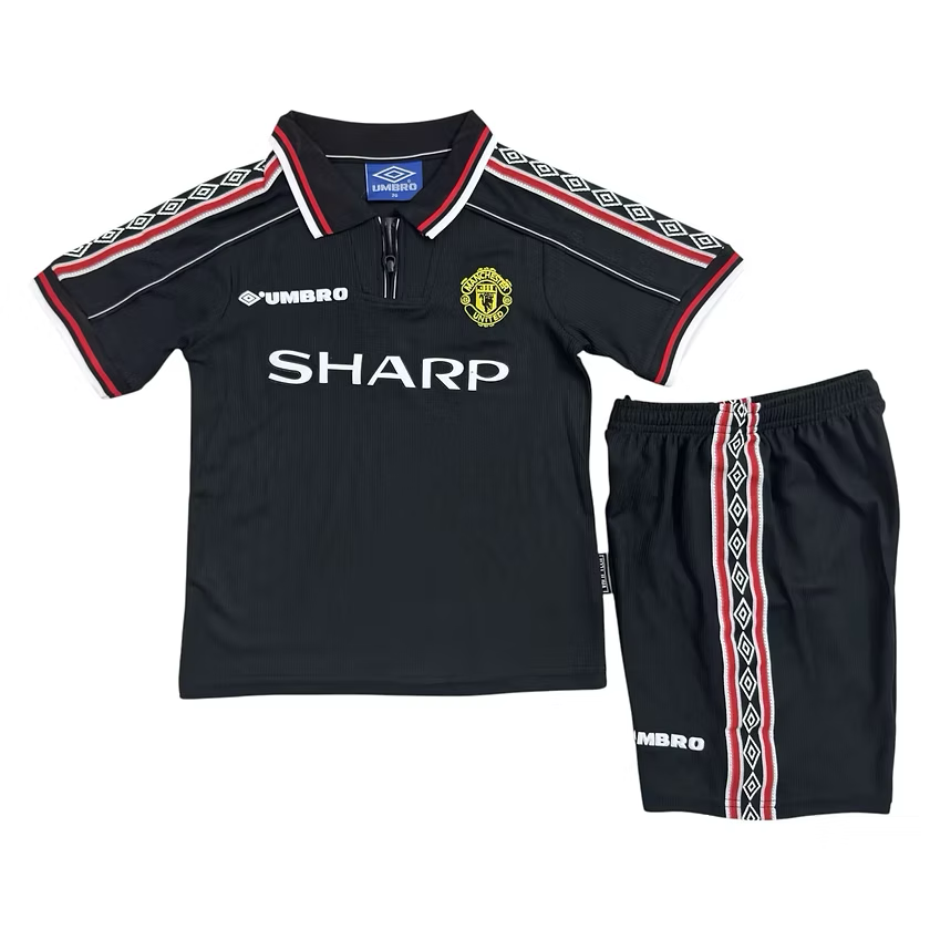 Manchester United Away Kids Kit 1998 - 2000