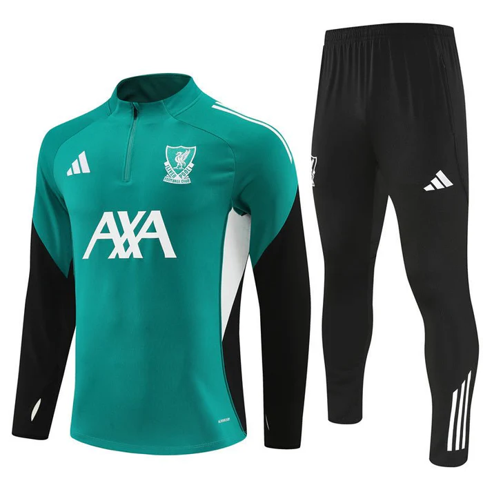 Liverpool Training Green Tracksuit