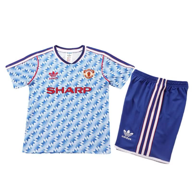 Manchester United Away Kids Kit 1991 - 1992