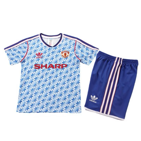 Manchester United Away Kids Kit 1991 - 1992