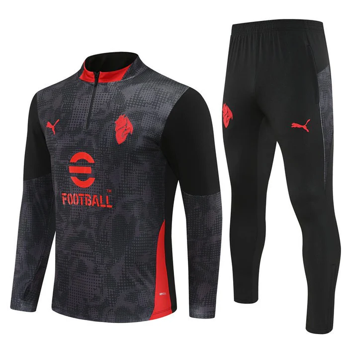 AC Milan Training Black Tracksuit