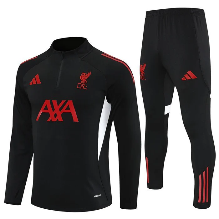 Liverpool Training Black Tracksuit