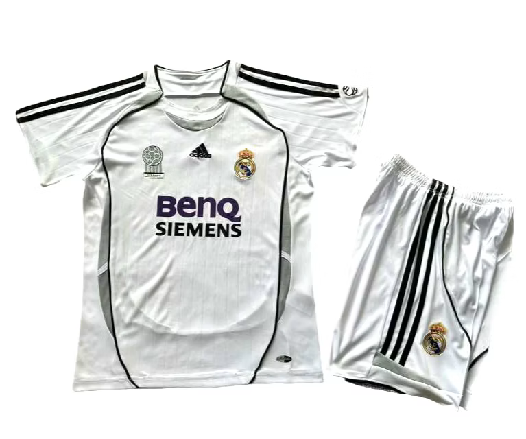Real Madrid Home Kids Kit 2006 - 2007