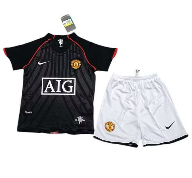 Manchester United Away Kids Kit 2007 - 2008
