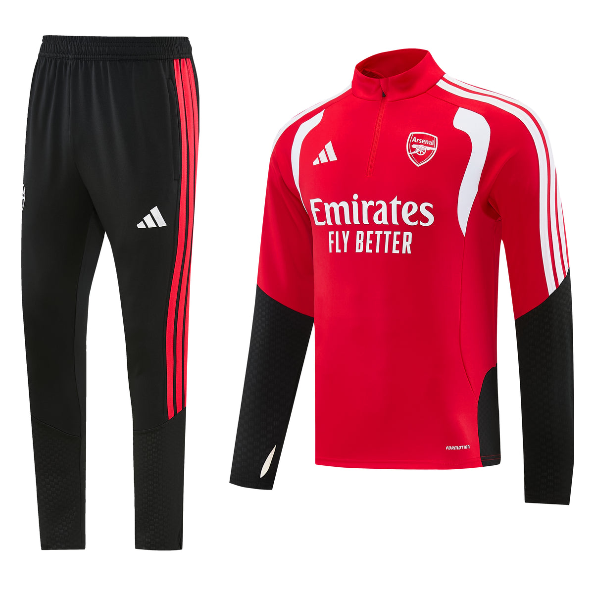 Arsenal Red and Black Tracksuit