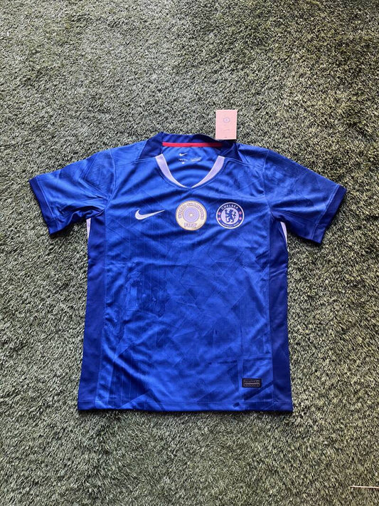 Chelsea Home Kit with CLUB WORLD CHAMPIONS Patch